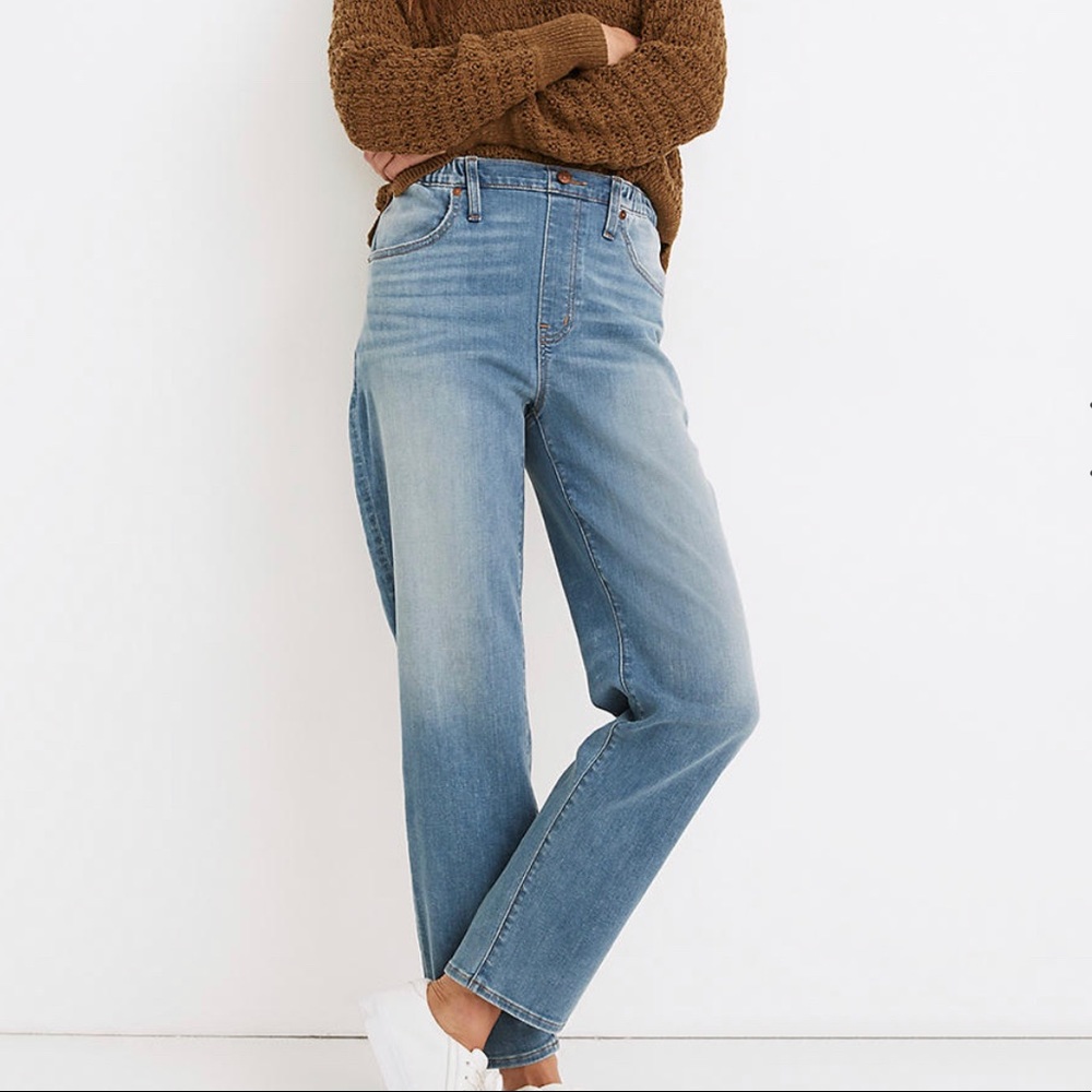 Madewell Pull-On Jeans in Keefe Wash